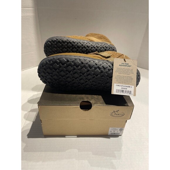 Chaco Big Kids Ramble Fluff Shoes Natural Brown Size 5M New In Box - Picture 4 of 9